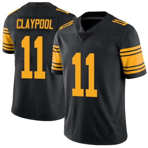 Personalized Football Jersey For Men Chase Claypool Black Of P.Steelers Jerseys #11