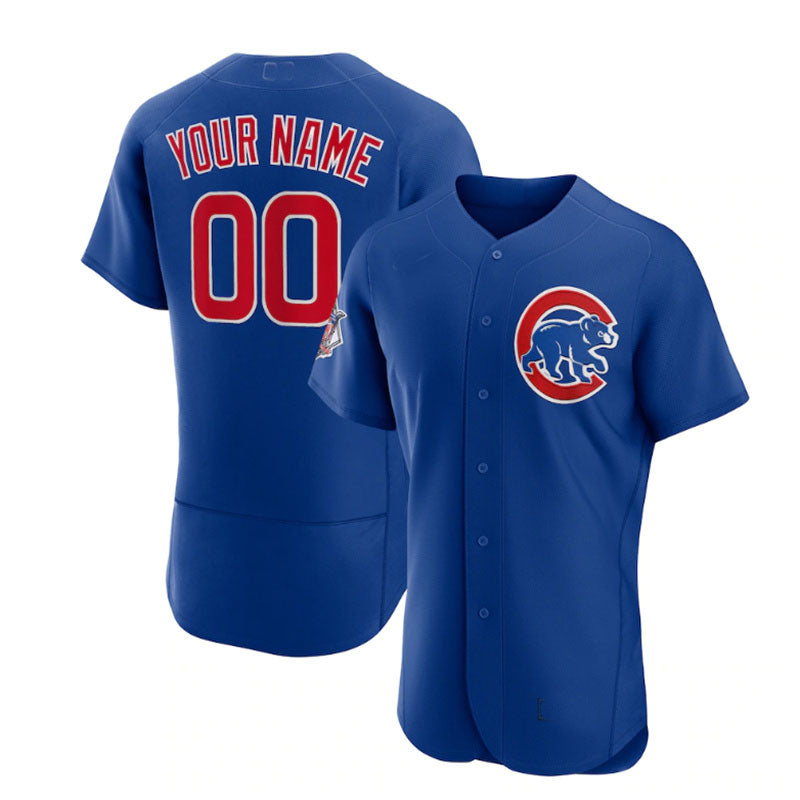 Custom Chicago Cubs Alternate Authentic Jersey - Royal Baseball Jerseys