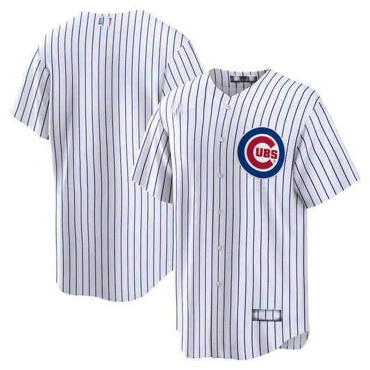 Chicago Cubs White Home Blank Replica Jersey Baseball Jerseys