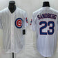 Chicago Cubs #23 Ryne Sandberg White Stitched Cool Base Jersey Baseball Jerseys