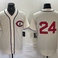 Chicago Cubs #24 Cody Bellinger 2022 Cream Field of Dreams Cool Base Stitched Baseball Jersey