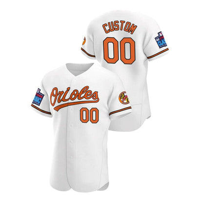 Custom Baltimore Orioles Little League Classic White Stitched Jersey Baseball Jerseys