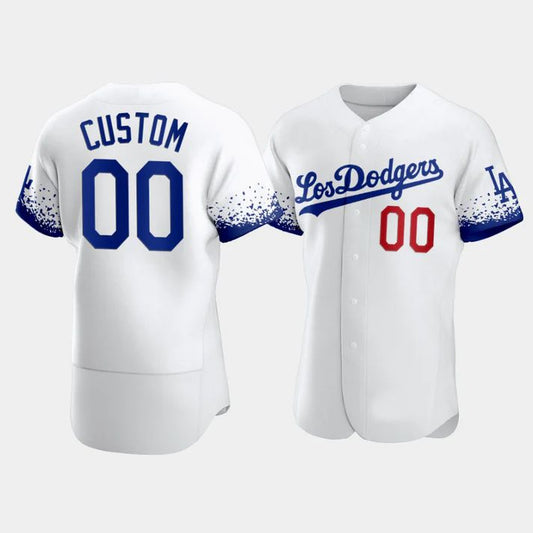Custom Los Angeles Dodgers Fashion White Stitched Jerseys Baseball Jerseys