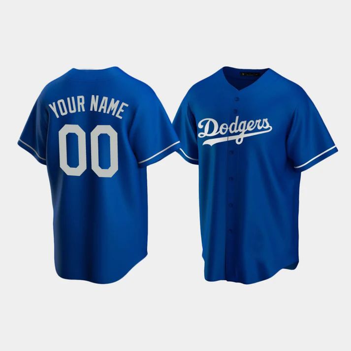 Custom Los Angeles Dodgers Royal Stitched Jerseys Baseball Jerseys