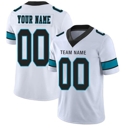 Custom C.Panthers Stitched American Personalize Birthday Gifts White Jersey Football Jerseys