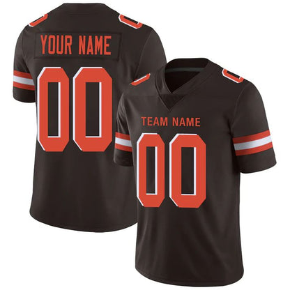 Custom C.Browns Personalize Birthday Gifts Brown Jersey American Jerseys Stitched  Football Jerseys