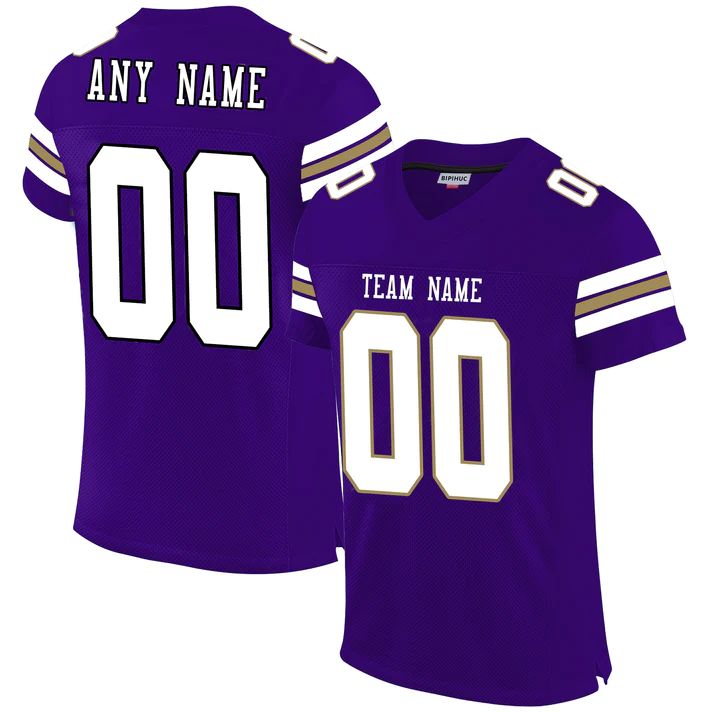 Custom B.Ravens Team Name And Number for Men Youth Women Purple Christmas Birthday Gifts Jersey Stitched Football Jerseys