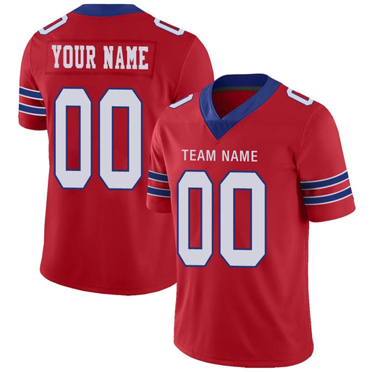 Football Jersey Custom B.Bills Team Player or Personalized Design Your Own Name for Men's Women's Youth Jerseys Royal