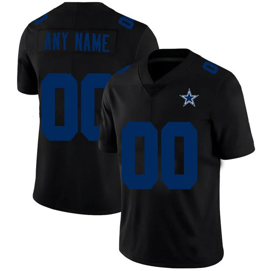 Custom D.Cowboys Black Name And Number Size S to 6XL Christmas Birthday Gift Stitched American Football Jerseys