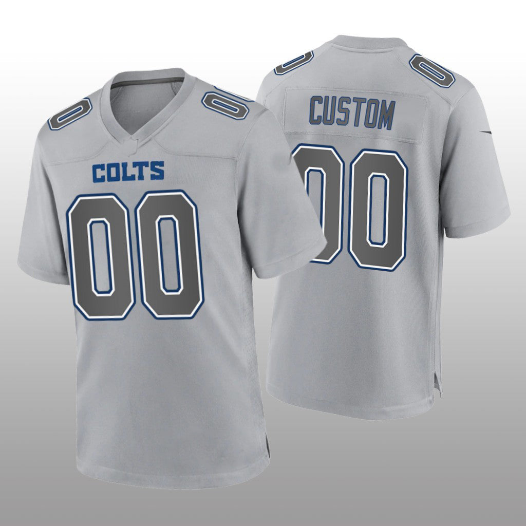 Football Jerseys Custom IN.Colts Gray Game Atmosphere Jersey American Stitched Jerseys