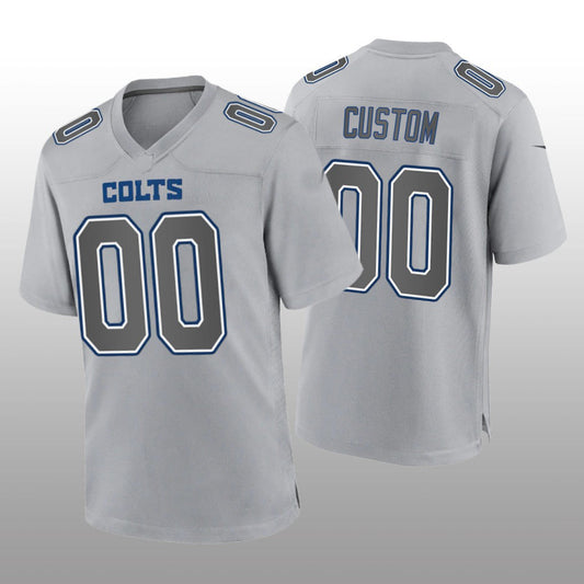 Football Jerseys Custom IN.Colts Gray Game Atmosphere Jersey American Stitched Jerseys