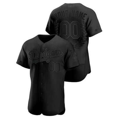 Custom Los Angeles Dodgers Black Award Collection Stitched Jersey Baseball Jerseys