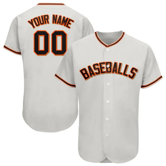 Custom San Francisco Giants Stitched Personalized Button Down Baseball T Shirt Baseball Jerseys