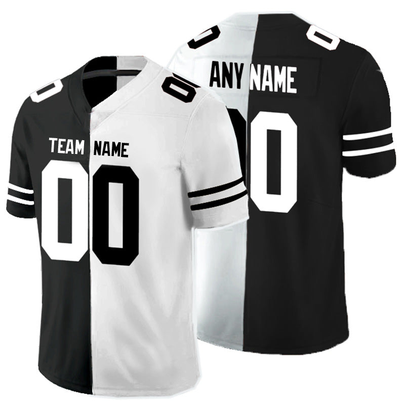 Custom A.Cardinal Stitched Any Team Football Jerseys Black And White Peaceful Coexisting American jersey
