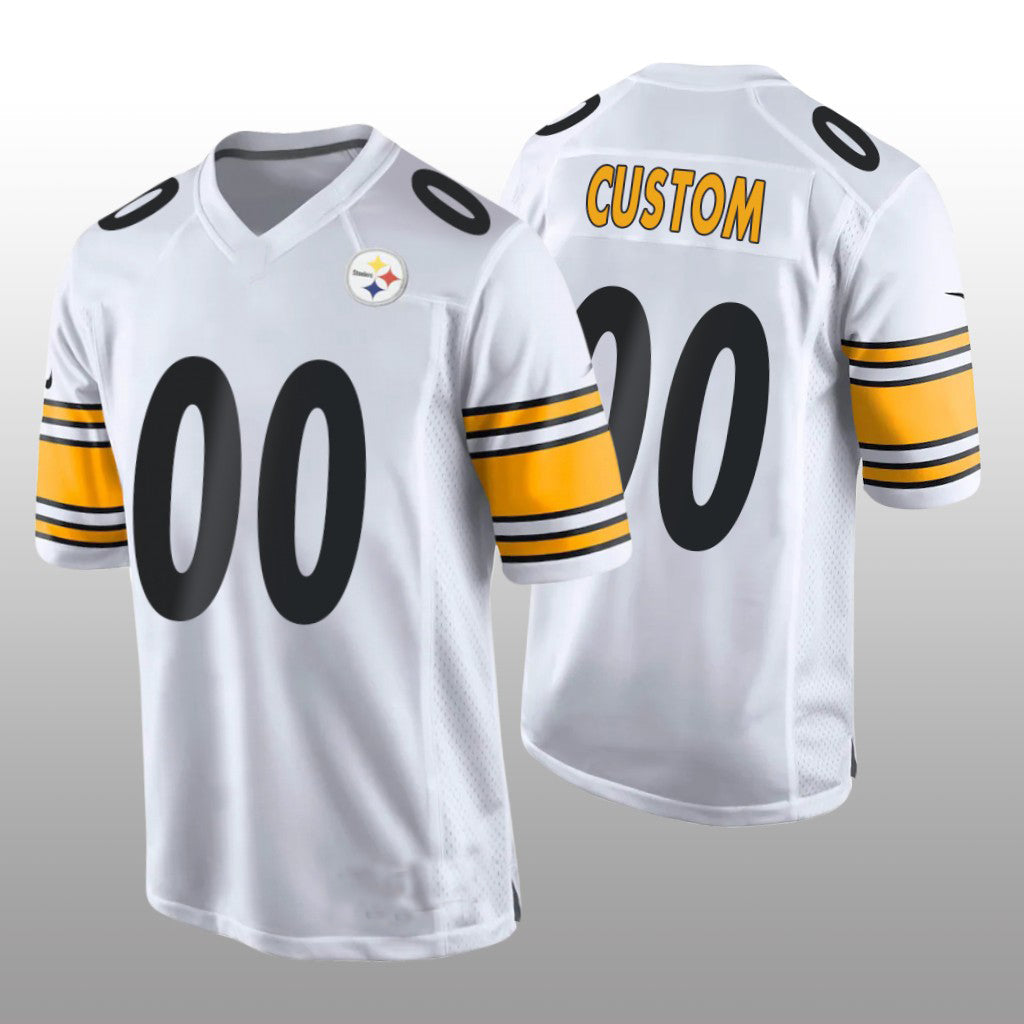 Football Jerseys Custom P.Steelers White Game Jersey American Stitched Jerseys