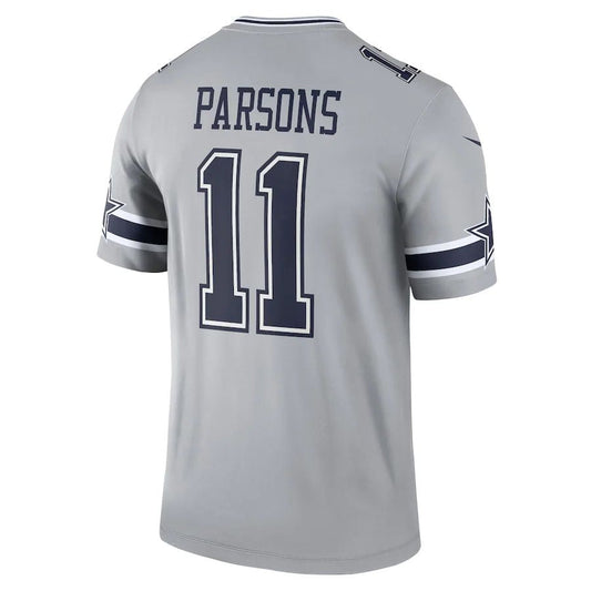 D.Cowboys #11 Micah Parsons Gray Inverted Legend Player Jersey Stitched American Football Jerseys