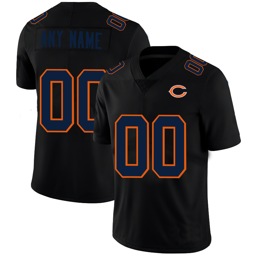 Custom Football Jerseys C.Bears Black American Stitched Name And Number Size S to 6XL Christmas Birthday Gift
