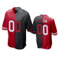 CustomSF.49ers Black Red Stitched American  Football Jersey