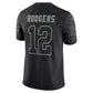 GB.Packers #12 Aaron Rodgers Black RFLCTV Limited Jersey Stitched American Football Jerseys