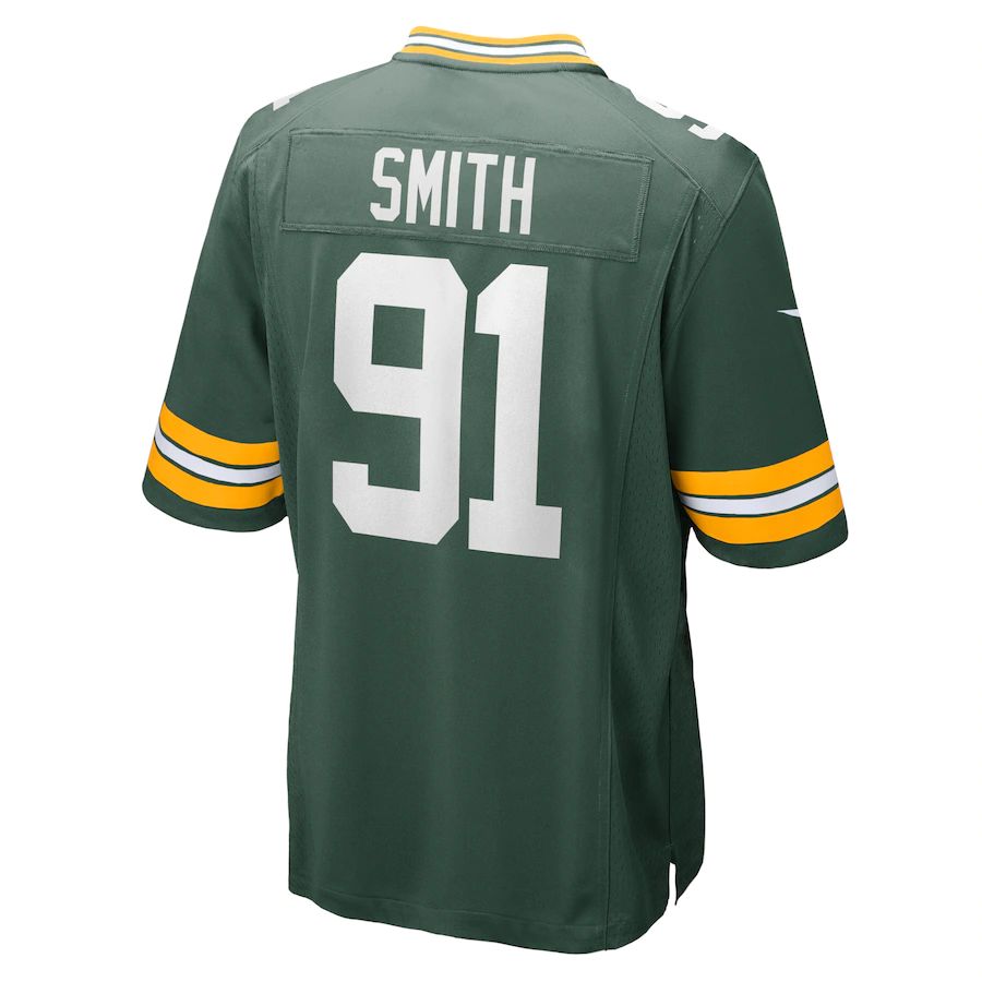 GB.Packers #91 Preston Smith Green Game Team Jersey Stitched American Football Jerseys