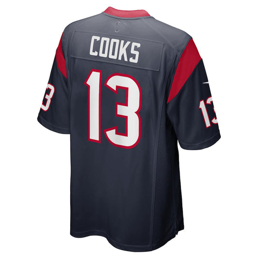 H.Texans #13 Brandin Cooks  Navy Game Jersey Stitched American Football Jerseys