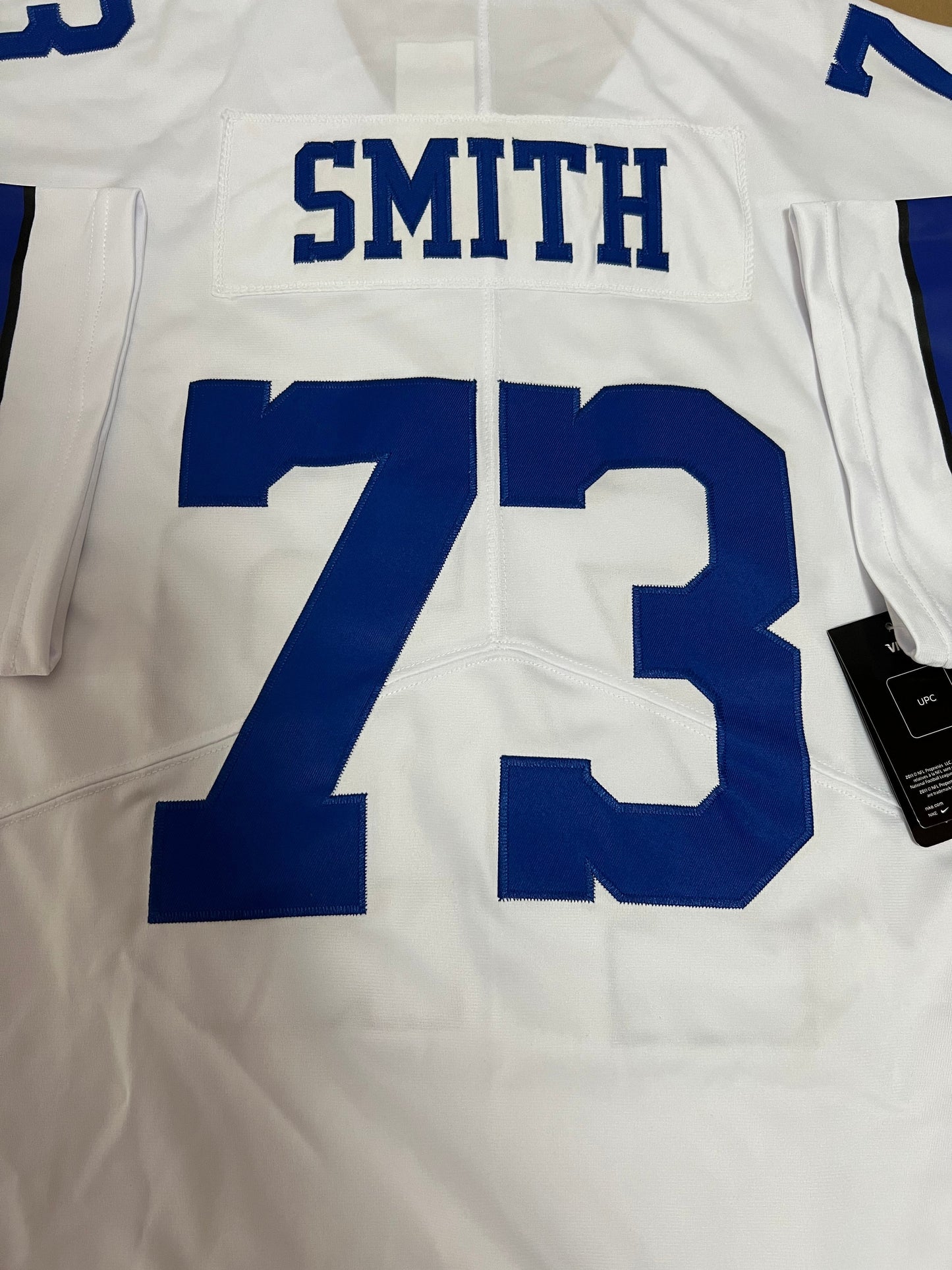 Tyler Smith Jerseys White D.Cowboys New Number 73  Football Jerseys