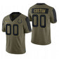 Custom IN.Colts Olive 2022 Salute To Service Limited Football Jerseys