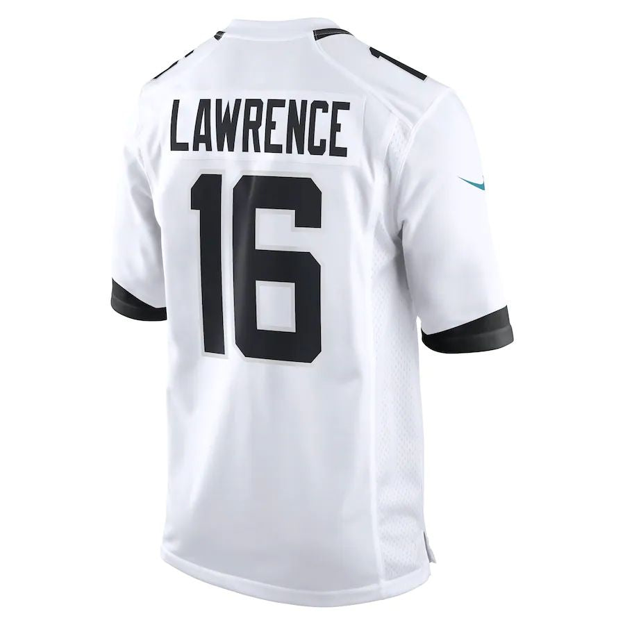 J.Jaguars #16 Trevor Lawrence White Game Jersey Stitched American Football Jerseys