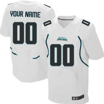 Custom J.Jaguars White Elite Jersey Stitched American Football Jerseys