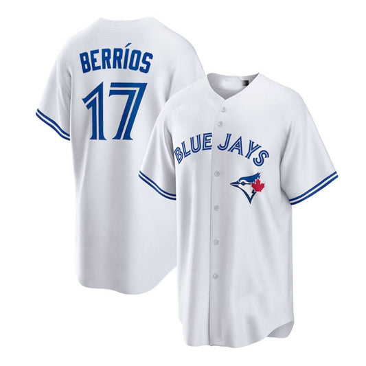 Toronto Blue Jays #17 José Berríos Home Replica Player Jersey - White Baseball Jerseys
