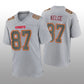 kC.Chiefs #87 Travis Kelce Gray Atmosphere Fashion Game Jersey Stitched American Football Jerseys