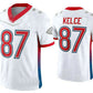 KC.Chiefs #87 Travis Kelce White 2022 Pro Bowl Vapor Untouchable Stitched Limited Jersey American Football Jerseys