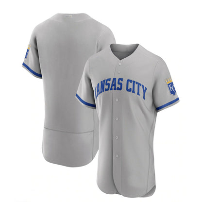 Kansas City Royals 2022 Road Authentic Jersey - Gray Baseball Jerseys