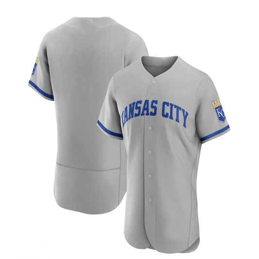 Kansas City Royals 2022 Road Authentic Jersey - Gray Baseball Jerseys