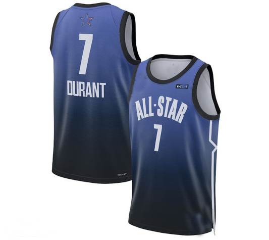 #7 Kevin Durant 2023 All-Star Game Swingman Jersey - Blue Stitched American Basketball Jersey