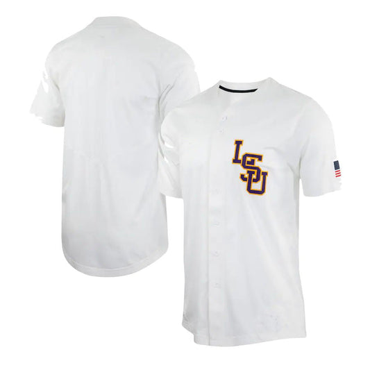 L.Tigers Replica Baseball Jersey White Stitched American College Jerseys