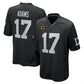 LV.Raiders #17 Davante Adams 2022 Black Game Jersey Stitched American Football Jerseys with C patch