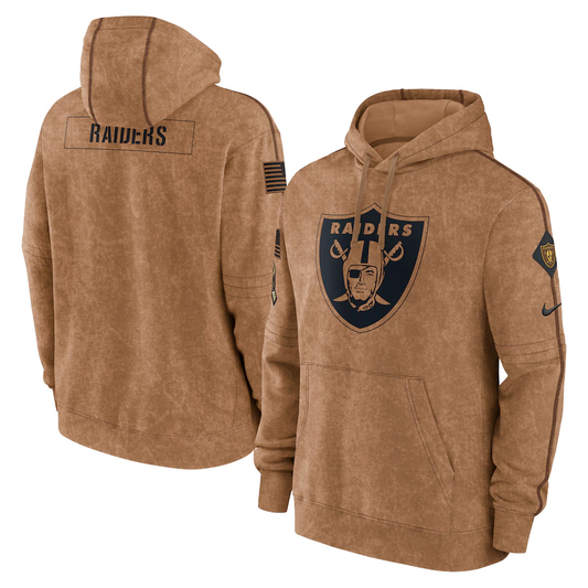 LV.Raiders 2023 Salute To Service Club Pullover Hoodie Cheap sale Birthday and Christmas gifts Stitched American Football Jerseys
