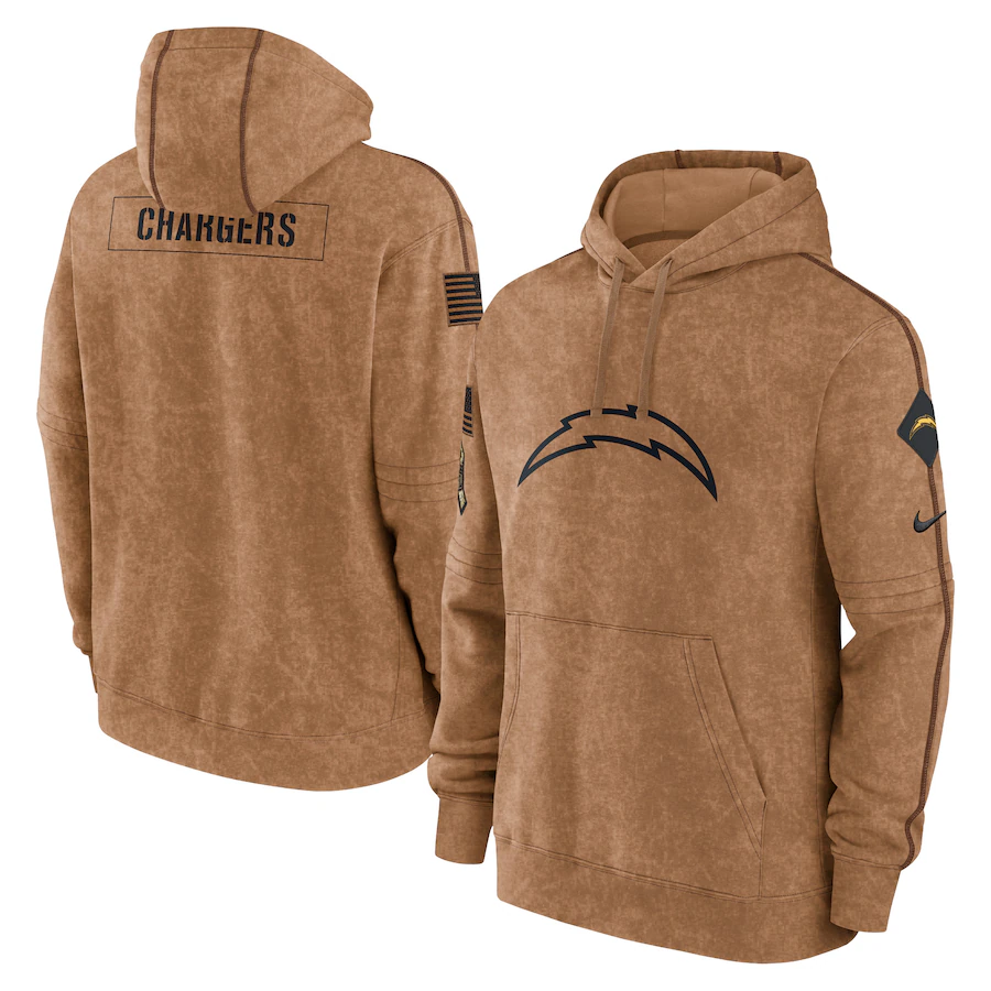 LA.Chargers 2023 Salute To Service Club Pullover Hoodie Cheap sale Birthday and Christmas gifts Stitched American Football Jerseys