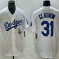 Los Angeles Dodgers #31 Tyler Glasnow White Stitched Cool Base Jersey Baseball Jersey