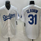 Los Angeles Dodgers #31 Tyler Glasnow White Stitched Cool Base Jerseys Baseball Jersey