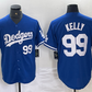 Los Angeles Dodgers #99 Joe Kelly Number Blue Stitched Cool Base Jersey Baseball Jersey