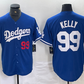 Los Angeles Dodgers #99 Joe Kelly Number Blue Stitched Cool Base Jerseys Baseball Jersey