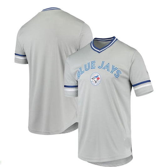 Toronto Blue Jays Gray Replica V-Neck Jersey Baseball Jerseys