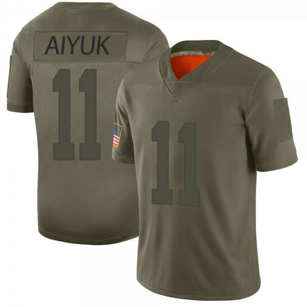 Men's #11 Brandon Aiyuk SF.49ers Limited Stitched Jerseys