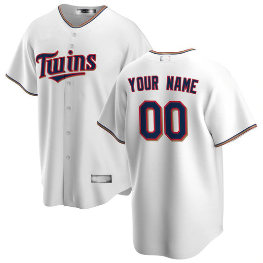 Custom Minnesota Twins Home Replica Custom Jersey Baseball Jerseys