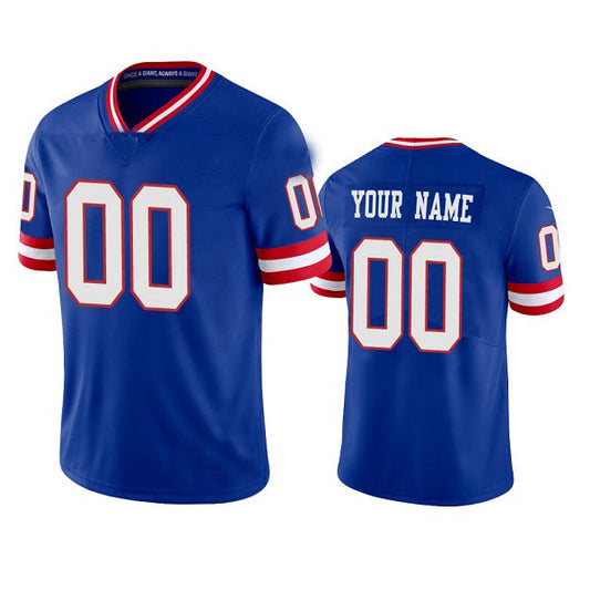 Football Jerseys Custom NY.Giants Customized Royal Vapor Untouchable Classic Retired Player Jersey American Stitched Jerseys