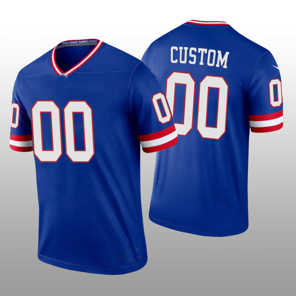 Football Jerseys Custom NY.Giants 2022 Royal Classic Legend Jersey American Stitched Jerseys