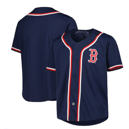 Boston Red Sox Road Navy Full-Button Replica Jersey Baseball Jerseys