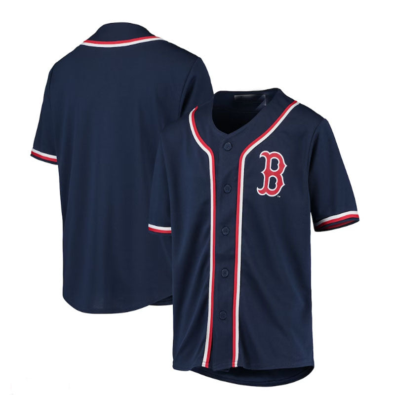 Boston Red Sox Road Navy Team Jersey Baseball Jerseys